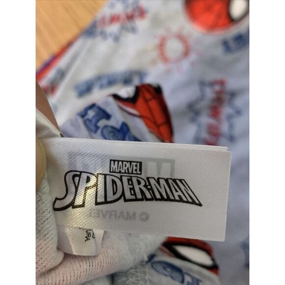 Spiderman Boys Pajama Set 2-Piece Coat Style Sleepwear  Size 5 7 8 12 NWT - Picture 12 of 12